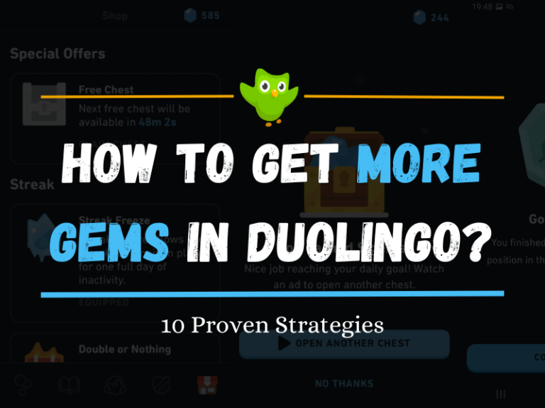 How to Get More Gems in Duolingo?