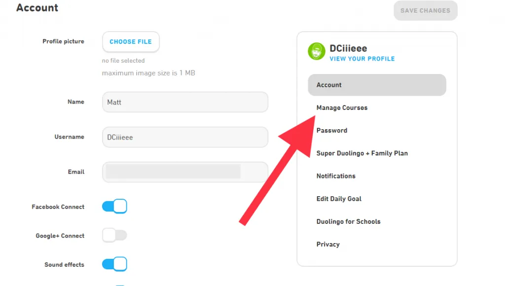 Ways to Remove a Duolingo Course : Remove the Duolingo Course on the Web
