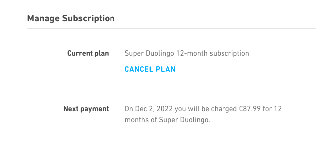 Ways to Cancel Super Duolingo Subscription