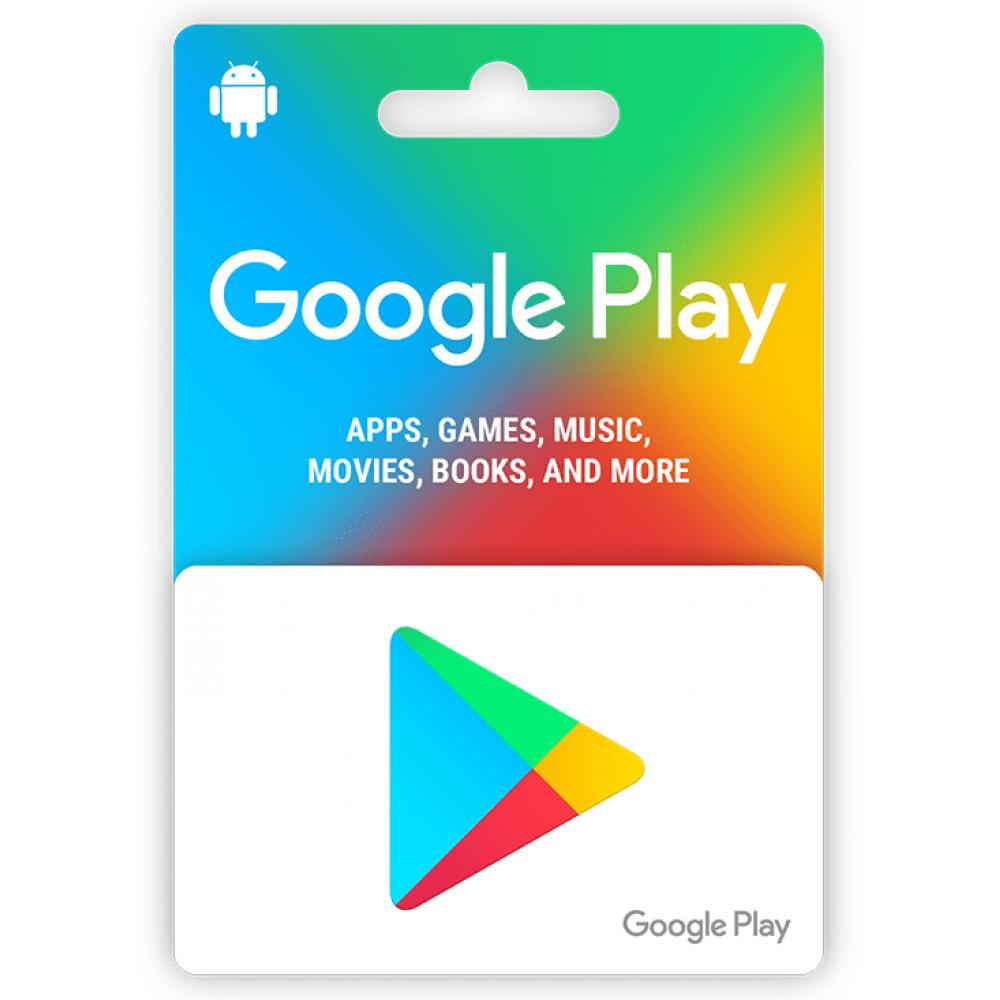 Google GIFT CARD PLAY STORE