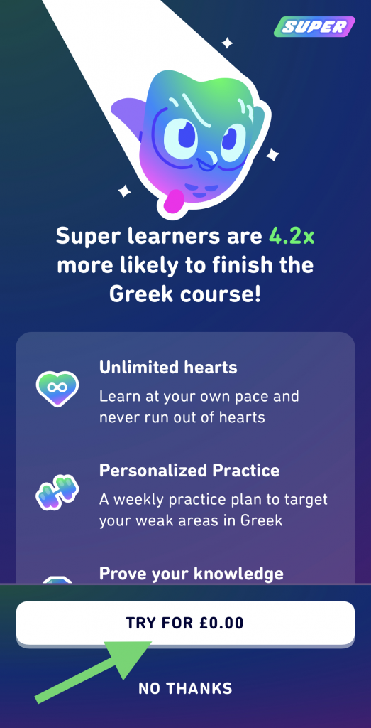 What is Super Duolingo Free Trial?