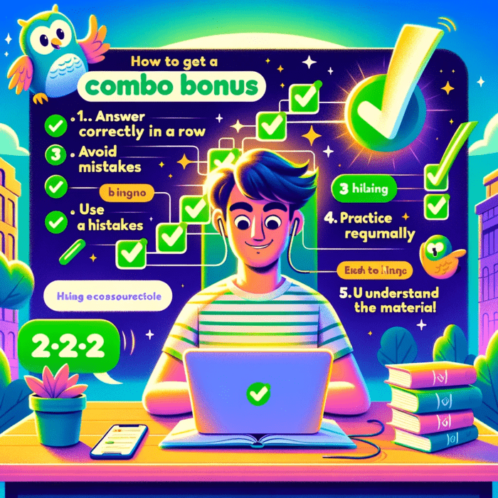 Getting Combo Bonus on duolingo 