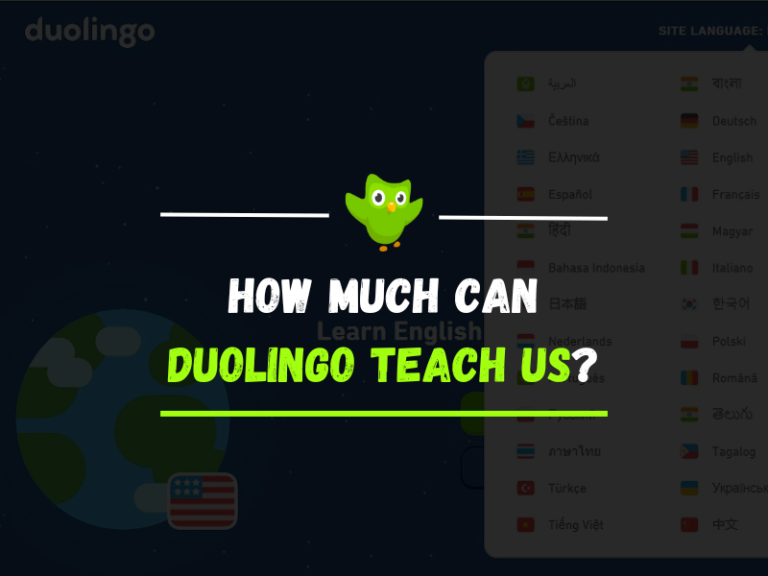 How Much Can Duolingo Teach Us?
