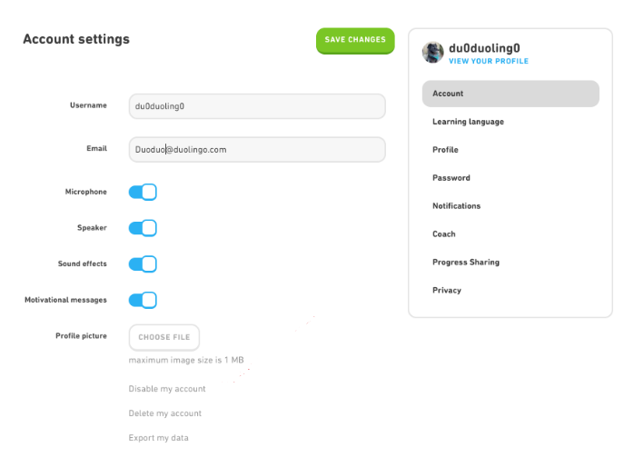 steps to Delete or disable Duolingo your  Subscription