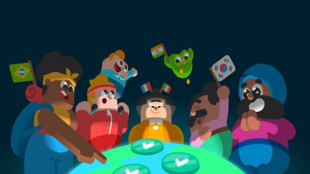 arrange duolingo events to get crowns